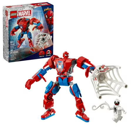 LEGO Marvel Spider-Man Mech vs. Anti-Venom Building Toy Set - Spider-Man Toy for Kids, Boys and Girls, Ages 6+ - Buildable Action Figure - Superhero Gift for Birthday - 76308 | Walmart (US)