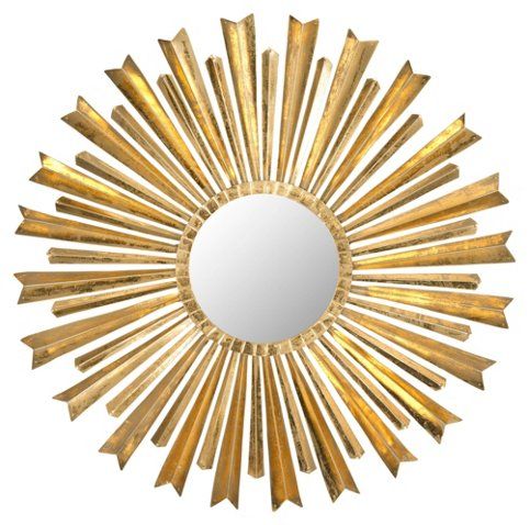 Morgan Mirror, Gold | One Kings Lane