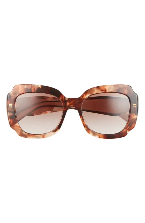 Prada Havana 52mm Gradient Geometric Sunglasses at Nordstrom | Nordstrom