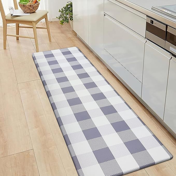 Amazon.com: EARTHALL Kitchen Mat Cushioned Anti-Fatigue Floor Mat, 17.7"x59", Waterproof Non-Slip... | Amazon (US)