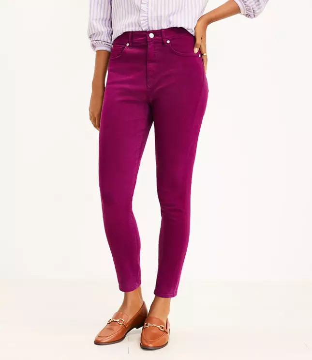 High Rise Skinny Jeans | LOFT