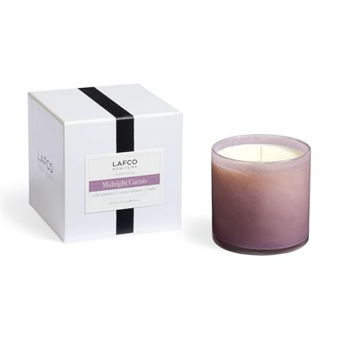 LAFCO New York Signature Candle, Midnight Cactus - 15.5 oz - 90-Hour Burn Time - Reusable, Hand Blown Glass Vessel - Made in The USA | Amazon (US)