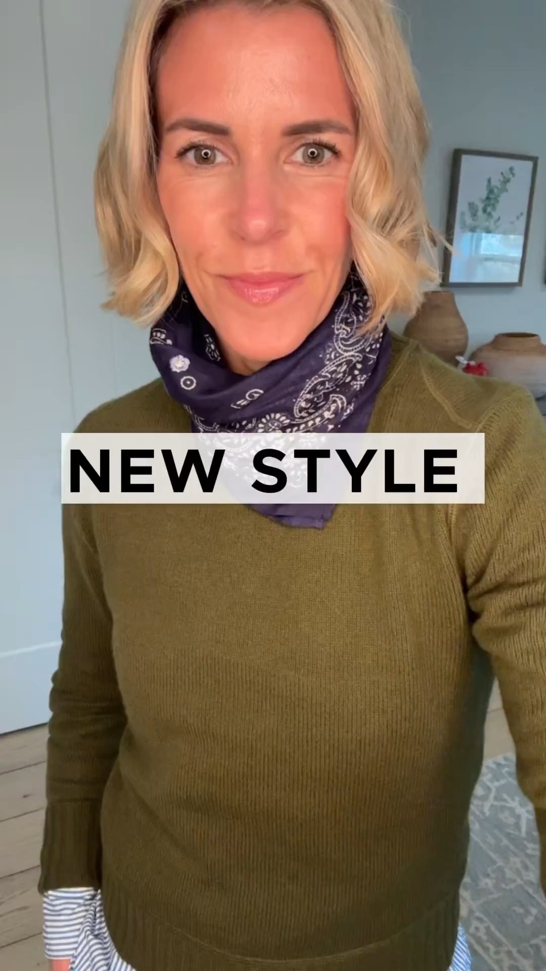 Why be boring - you have to try different styles and trends. That is what they are there for to see if they will work for you. 

Some will hate it, some will love it but it doesn’t matter. It is all about how the style makes you feel! 💙🫶🏻. So I encourage you to step out of your comfort zone and try a new style 💥

#LTKOver40 #LTKgrwm #LTKootd