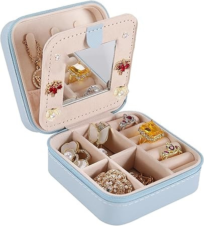 KElofoN Travel jewelry case Travel jewelry box Travel Jewelry Organizer Small Jewelry Organizer B... | Amazon (US)