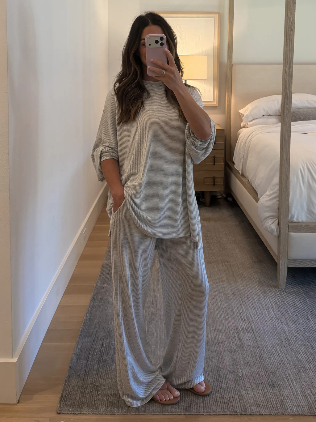 Sunday Soft Stripe Set | Grey | +Plus Available | Shop Talulah