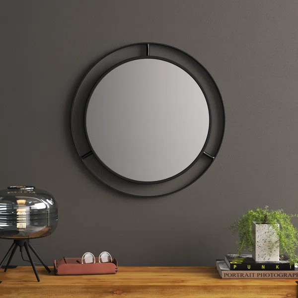 Altman Metal Flat Wall Mirror | Wayfair North America