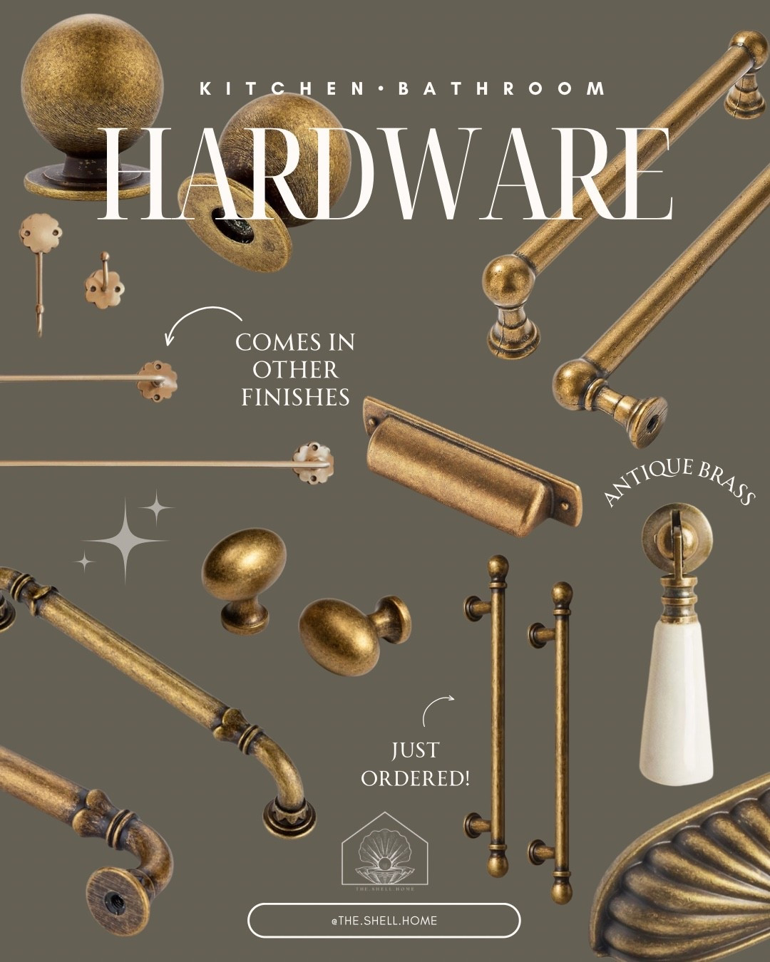 Some antique brass hardware that’s caught my eye recently 😍✨

#LTKHome #LTKSaleAlert #LTKgrwm