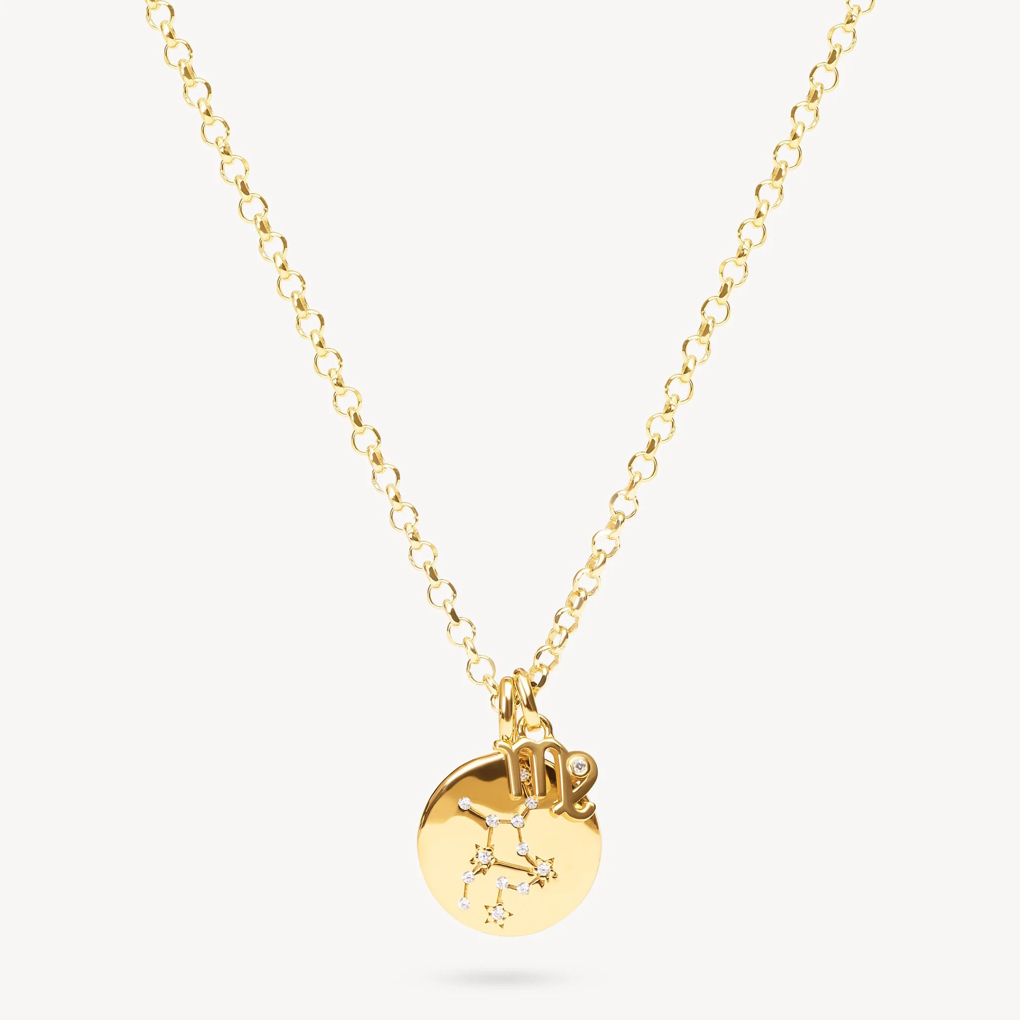 Zodiac Pendant Necklace | Hillberg & Berk | Hillberg & Berk