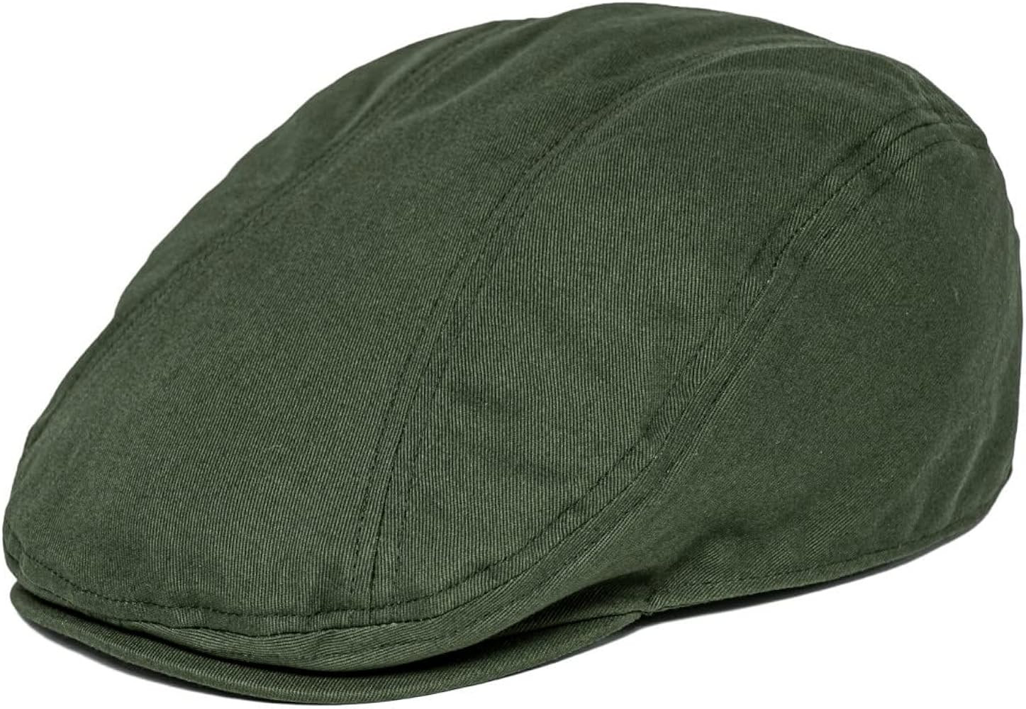 BOTVELA Men Cotton Twill Newsboy Flat Ivy Driving Hat Fitted Cap | Amazon (US)