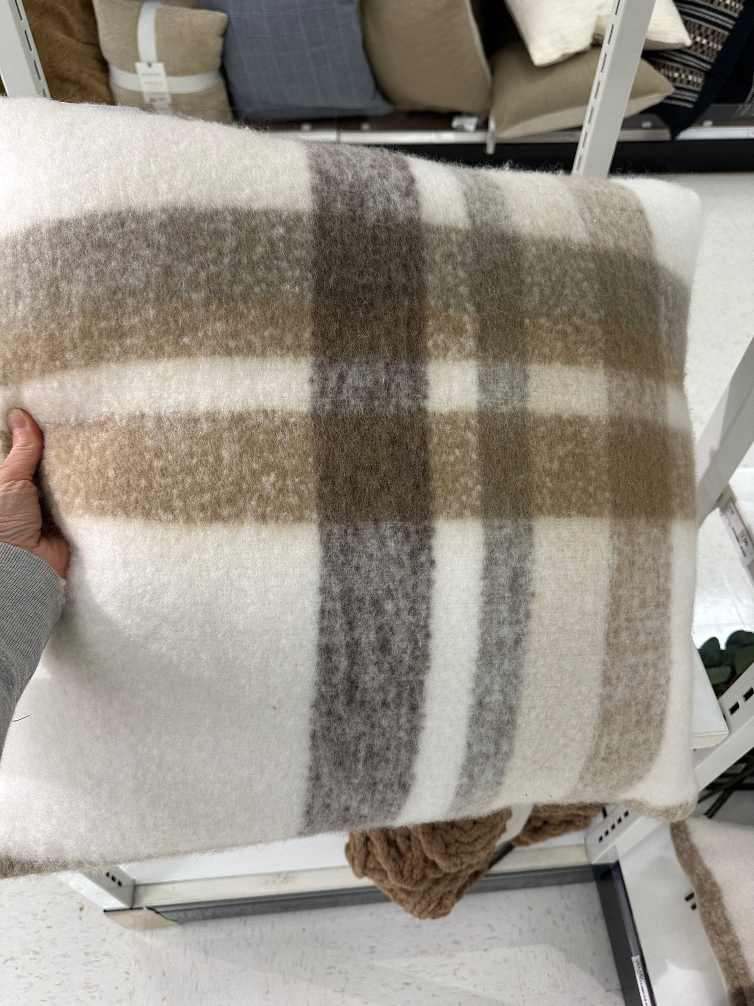 A perfect faux mohair plaid pillow for fall!  It’s oversized and comes in 3 color combinations!

#ltkfalldecor #ltktarget @target