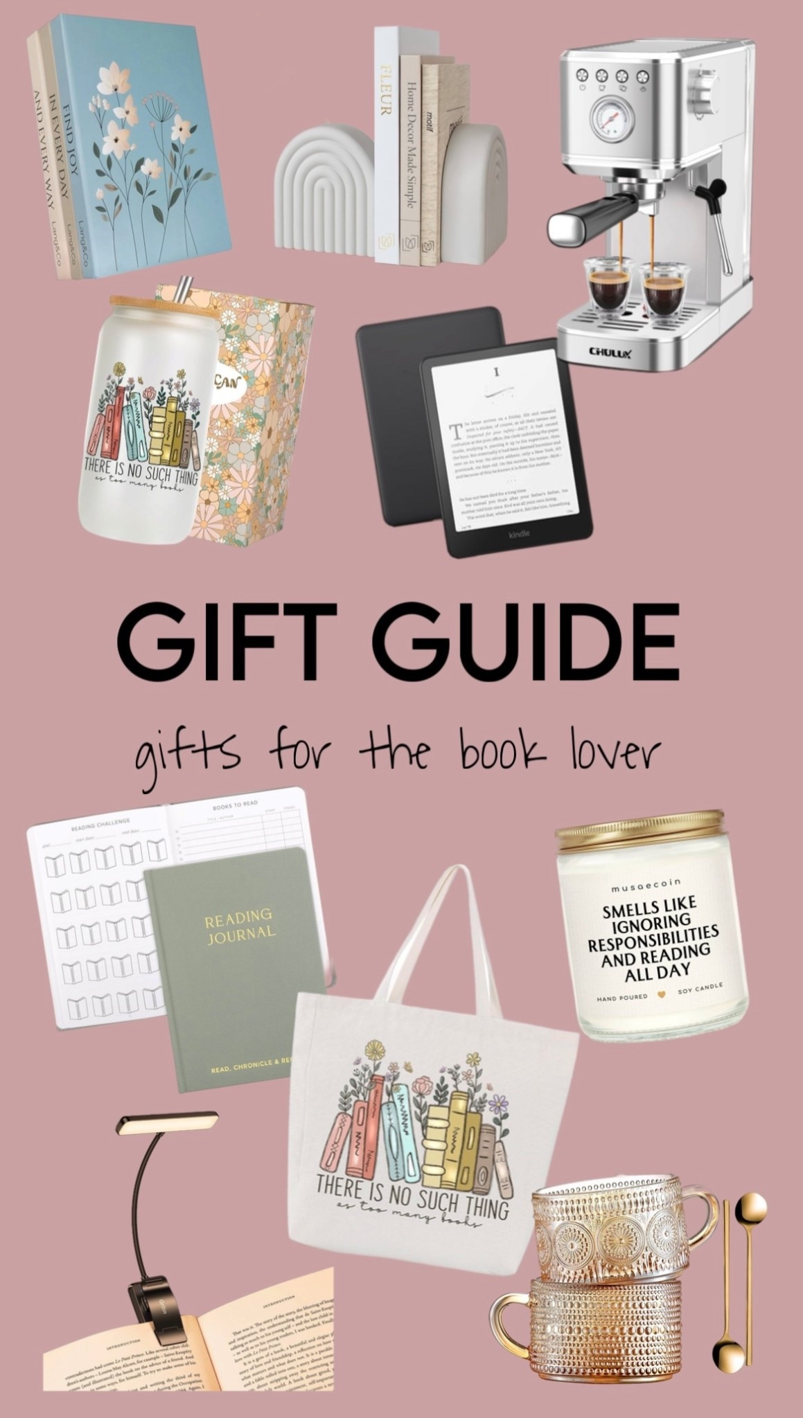 Gift guide for the book lover 📚🤍

#LTKGiftGuide #LTKHoliday