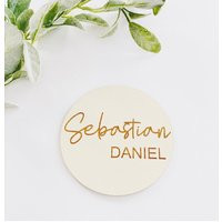Birth Announcement Sign, Engraved Newborn Announcement, Wooden Baby Name Shower Gift, New Gift, Engr | Etsy (US)