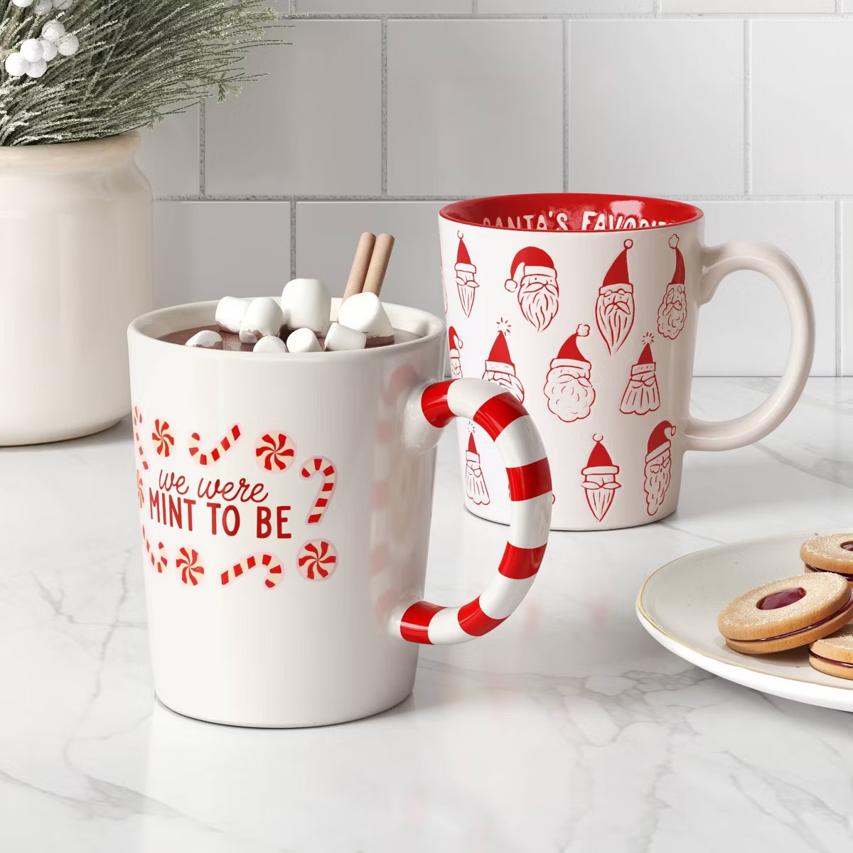16oz Christmas Stoneware Santa's Favorite Mug - Wondershop™ | Target