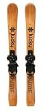 Lucky Bums Wooden Heirloom Kids Skis with Bindings, 90 cm | Amazon (US)