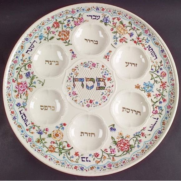 L'Chaim by LENOX Floral Ceramic Seder Plate (Discontinued piece) | Poshmark