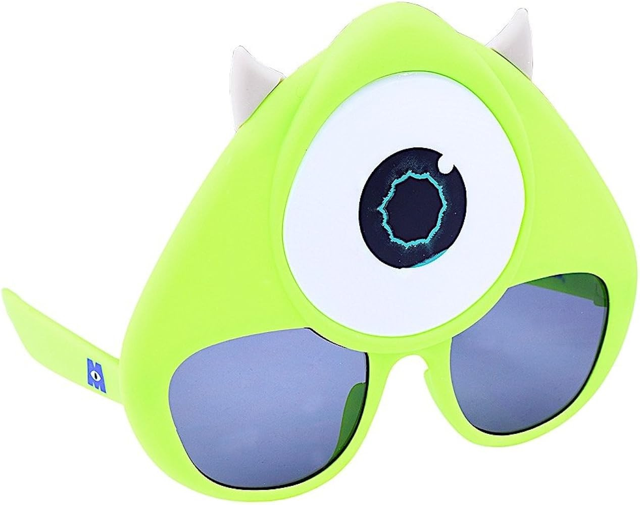 Sun-Staches Disney Monsters Inc. Official Mike Sunglasses Costume Accessory, UV400 Lenses, Blue M... | Amazon (US)