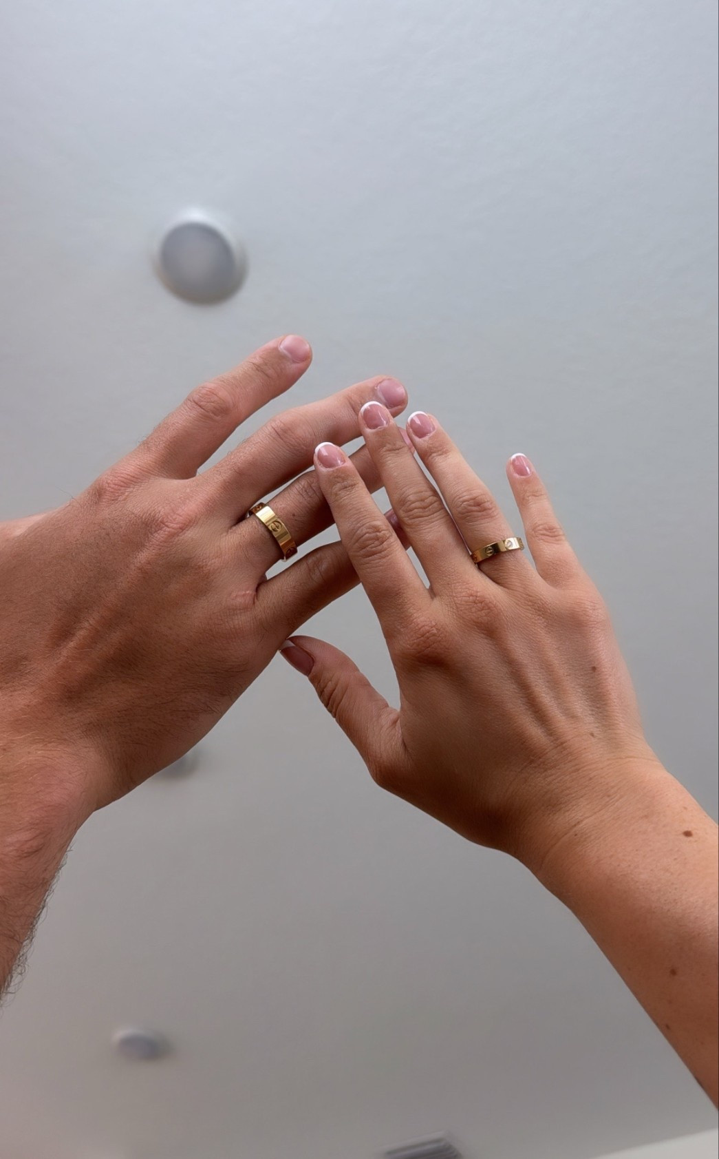Matching engraved Cartier love rings 🕊️

#LTKWedding #LTKdayinmylife #LTKootd