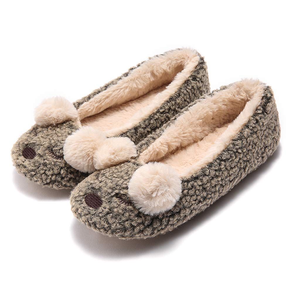 GaraTia Women's Plush Winter Warm Animal Soft Cute Home Slippers | Amazon (US)