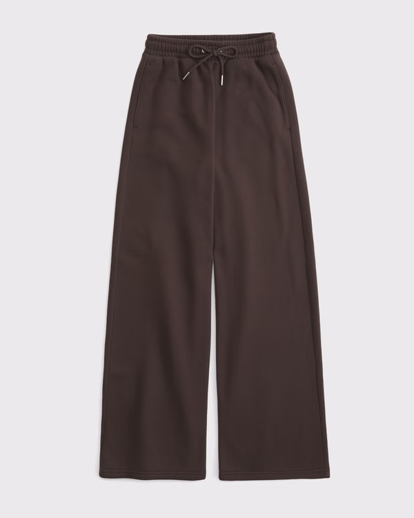 High Rise Wide Leg Sunday Sweatpant | Abercrombie & Fitch (US)