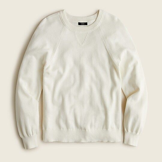 Cotton-cashmere pullover sweatshirt | J.Crew US