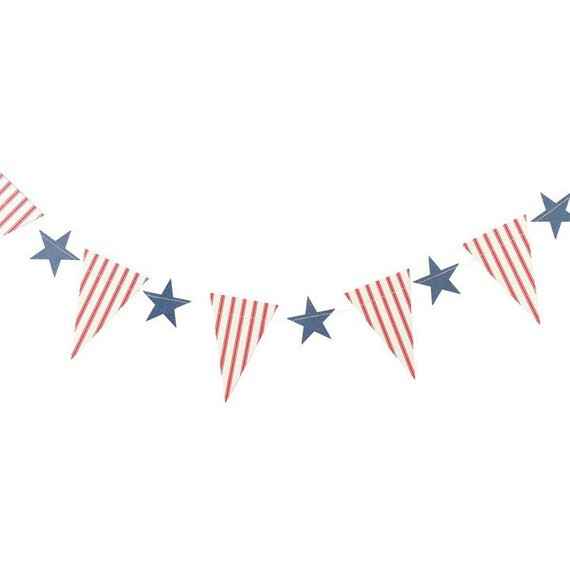 Pennant Star Banner 6ft | 4th of July Party Memorial Day Party Rookie of the Year Baseball Party ... | Etsy (US)