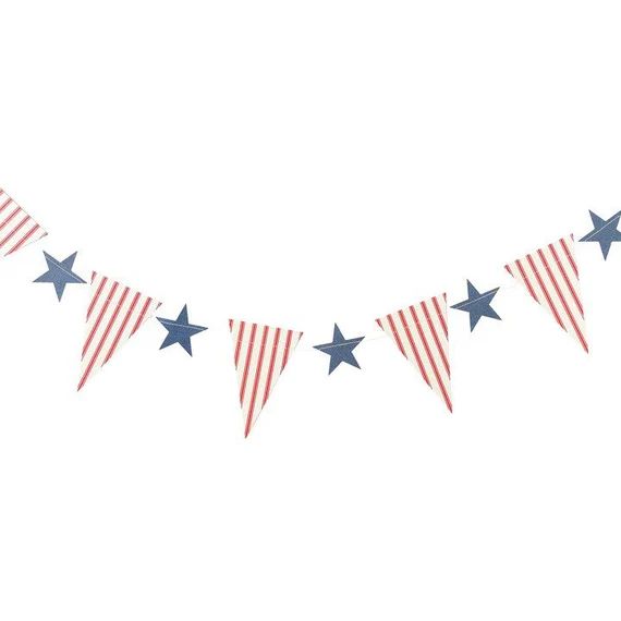Pennant Star Banner 6ft  4th of July Party Memorial Day Party | Etsy | Etsy (US)