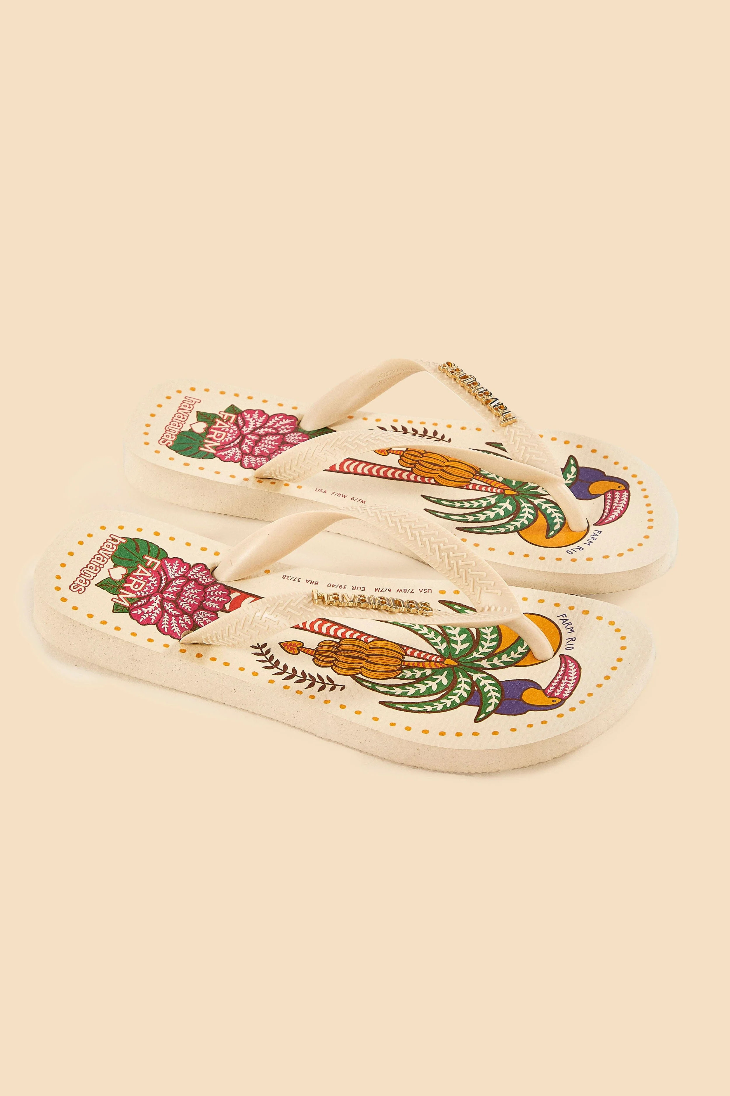 Summer Sunrise Havaianas Sandals | FarmRio (US)