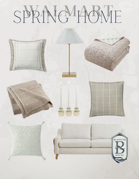 Neutral spring bedding, throw pillows, and decor! 

Walmart, Better home and Gardens, quilt, bedding, throw pillow, sofa pillow, lamp, candle holder 



#LTKhome #LTKstyletip #LTKfamily

