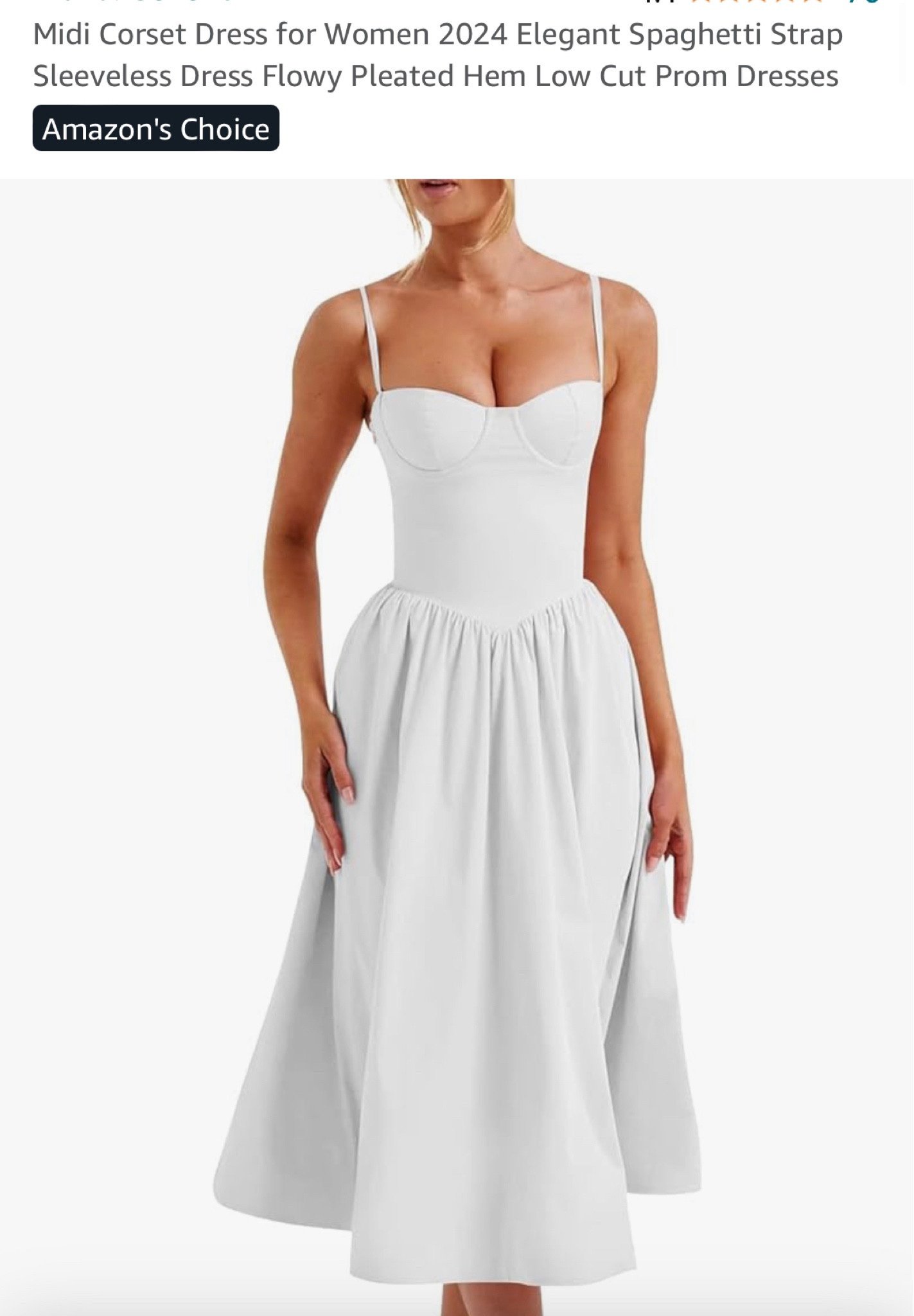 Bridal Shower Dress #Bride #WhiteDress #Bridal #Amazon