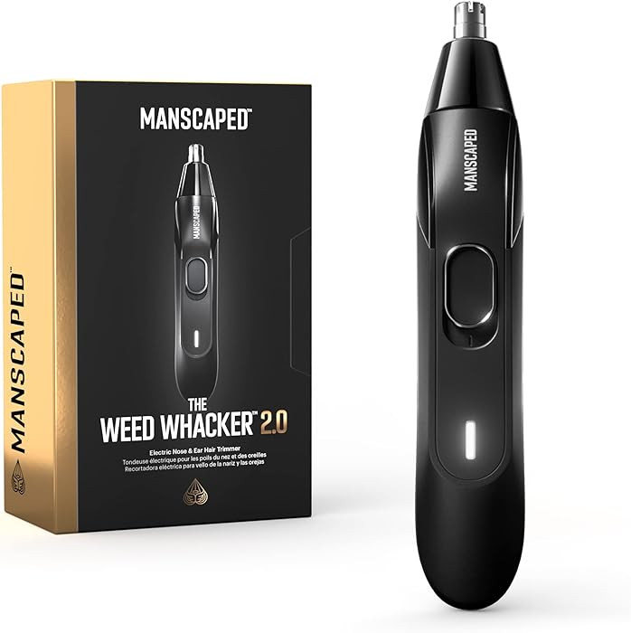 MANSCAPED® The Weed Whacker® 2.0 Electric Nose & Ear Hair Trimmer with Rechargeable Battery | Amazon (US)