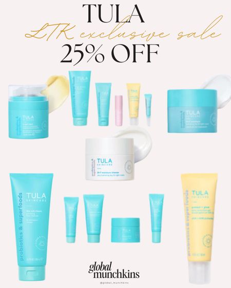 25% off sitewide at Tula! I have heard such great things about everything they have and how amazing it is on your skin. Had to try it out during the sale !

#LTKover40 #LTKbeauty #LTKSale