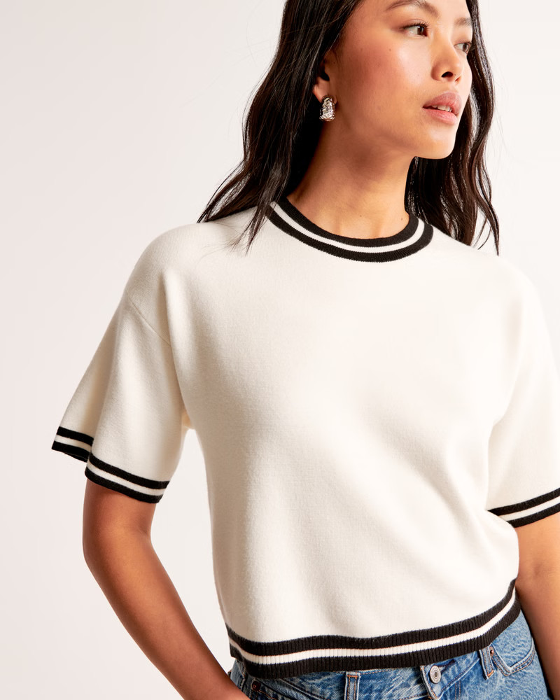 Women's LuxeLoft Sweater Tee | Women's New Arrivals | Abercrombie.com | Abercrombie & Fitch (US)
