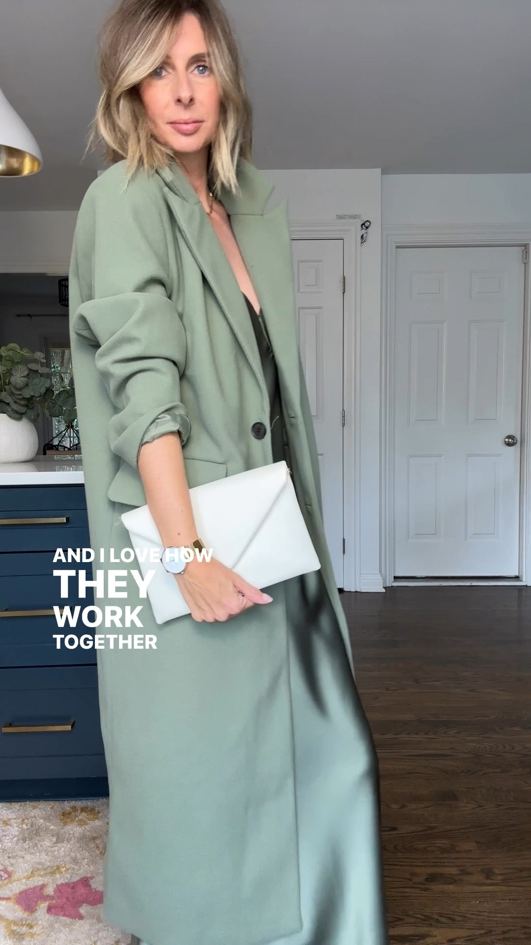 loving this monochrome look! the dress, coat and bag are all target. 🎯 this coat thrown over jeans would also be 

wearing a small in the coat and dress.


#effortlessstyle #styleover40 #targetstyle #fallstyle #holidaystyle 

effortless style + daily outfit inspo for over 40s.

Fall outfit, easy fall outfit, fall coat, olive green dress, target style, holiday outfit

#LTKFindsUnder100 #LTKOver40 #LTKFindsUnder50