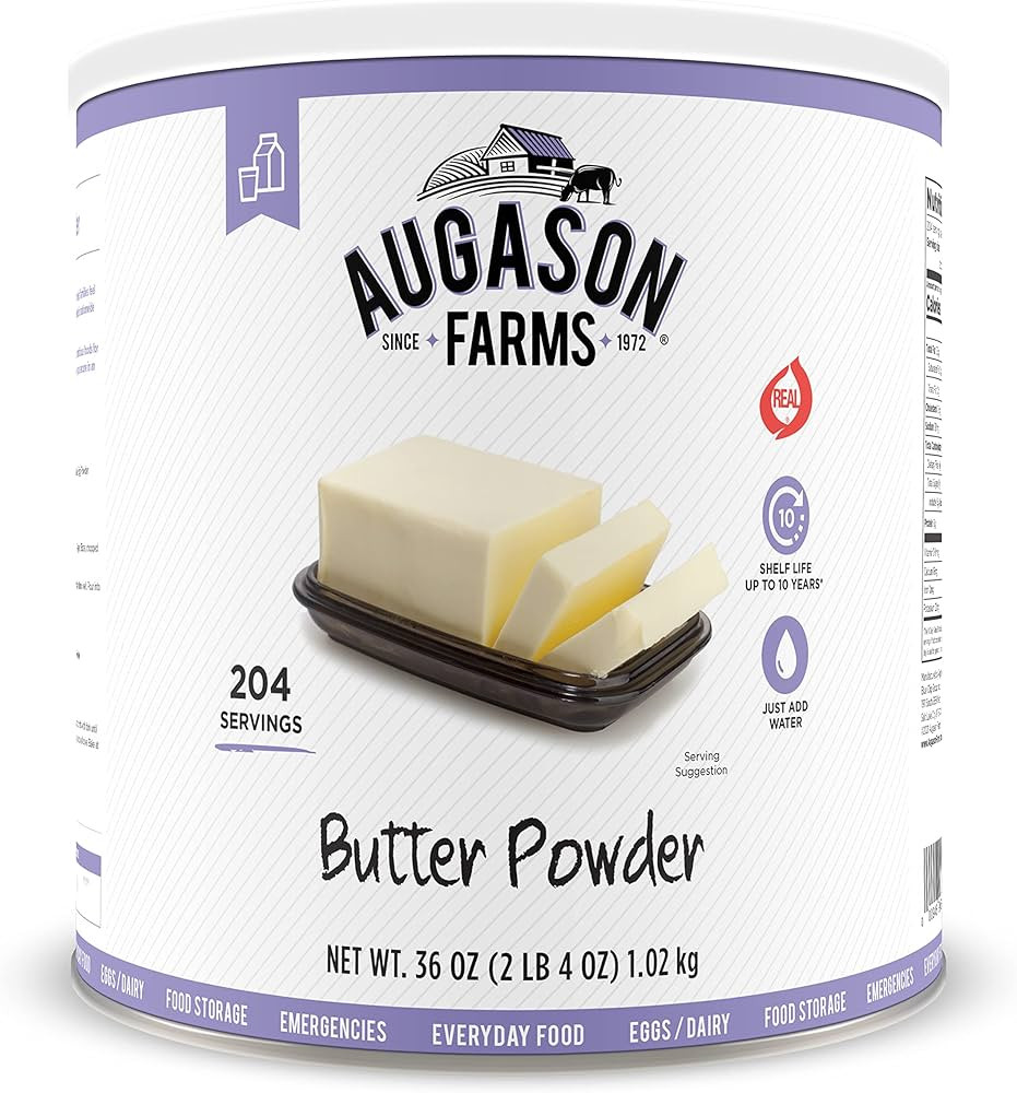 Augason Farms Butter Powder 2 lbs 4 oz No. 10 Can | Amazon (US)