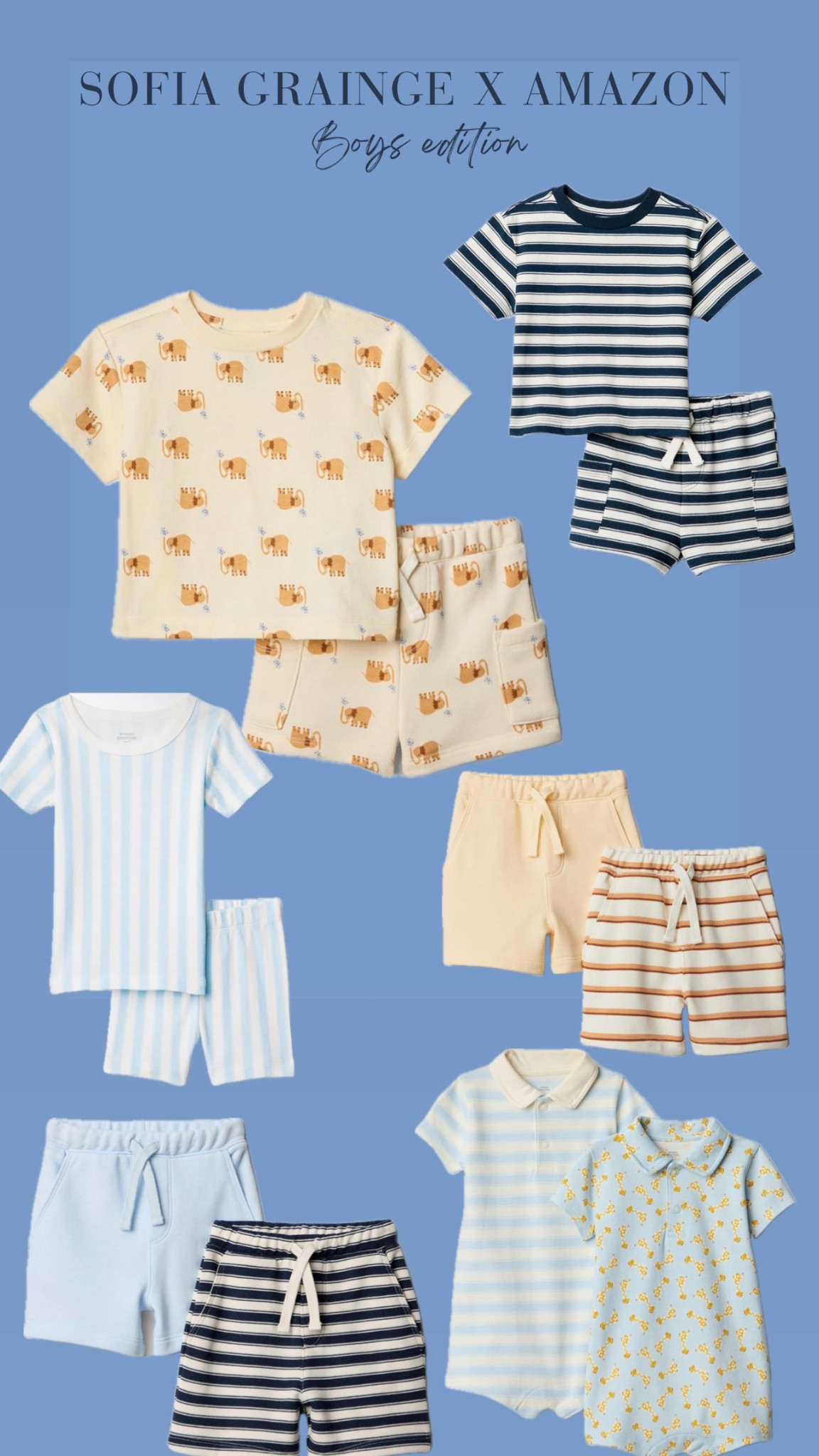 SOFIA GRAINGE X AMAZON - For the boys!!! 🩵

#LTKKids #LTKFamily