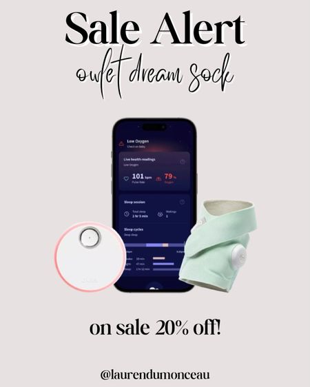 Owlet Dream Sock on sale 20% off! 
Tracks heart rate and oxygen levels for safe sleep 💤 

#babyregistry #babymusthaves #newbornmusthaves #newbornessentials #babyproducts #targetfinds #amazonfinds #newmomessentials #owlet #owletdreamsock





#LTKsalealert #LTKbaby #LTKbump