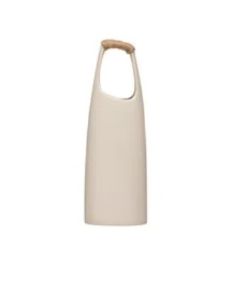 Stoneware Vase, Rattan Handle | Sweenshots Studios