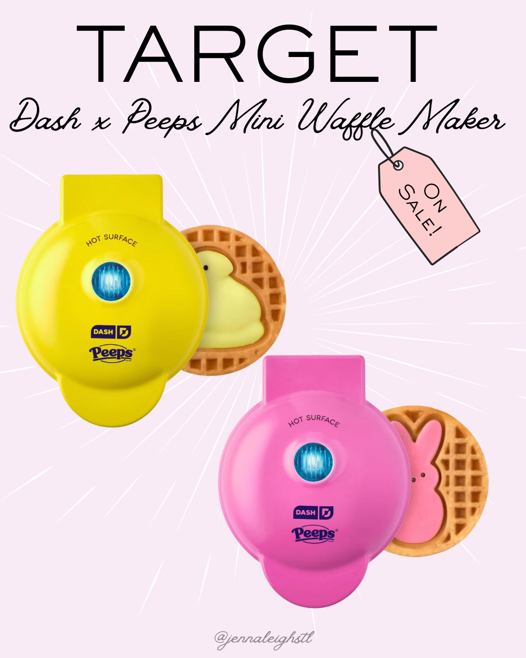 Target Dash x Peeps Mini Waffle Maker is on sale! The yellow chick and bunny designs are so cute for spring and Easter mornings 

 #LTKfoodie #LTKSeasonal #LTKSaleAlert