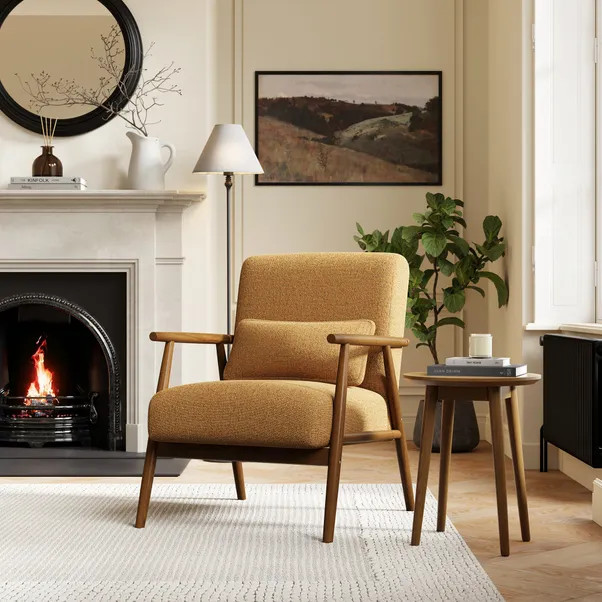 Alpine Spindle Multi Tone Weave Occasional Chair | Dunelm