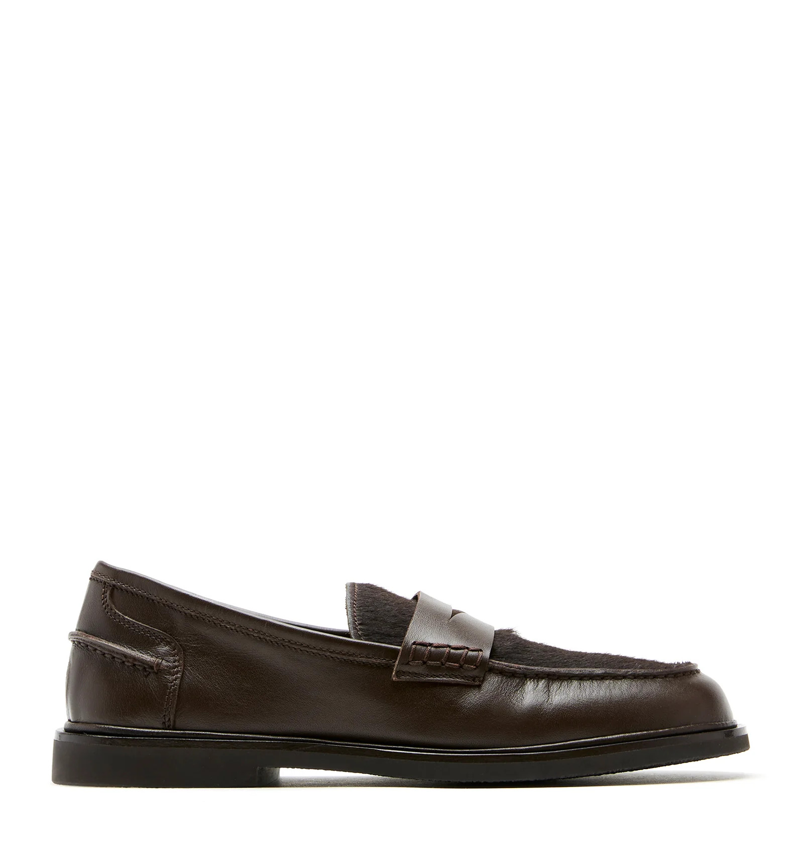 MAGNOLIA PONY HAIR LEATHER LOAFER | La Canadienne