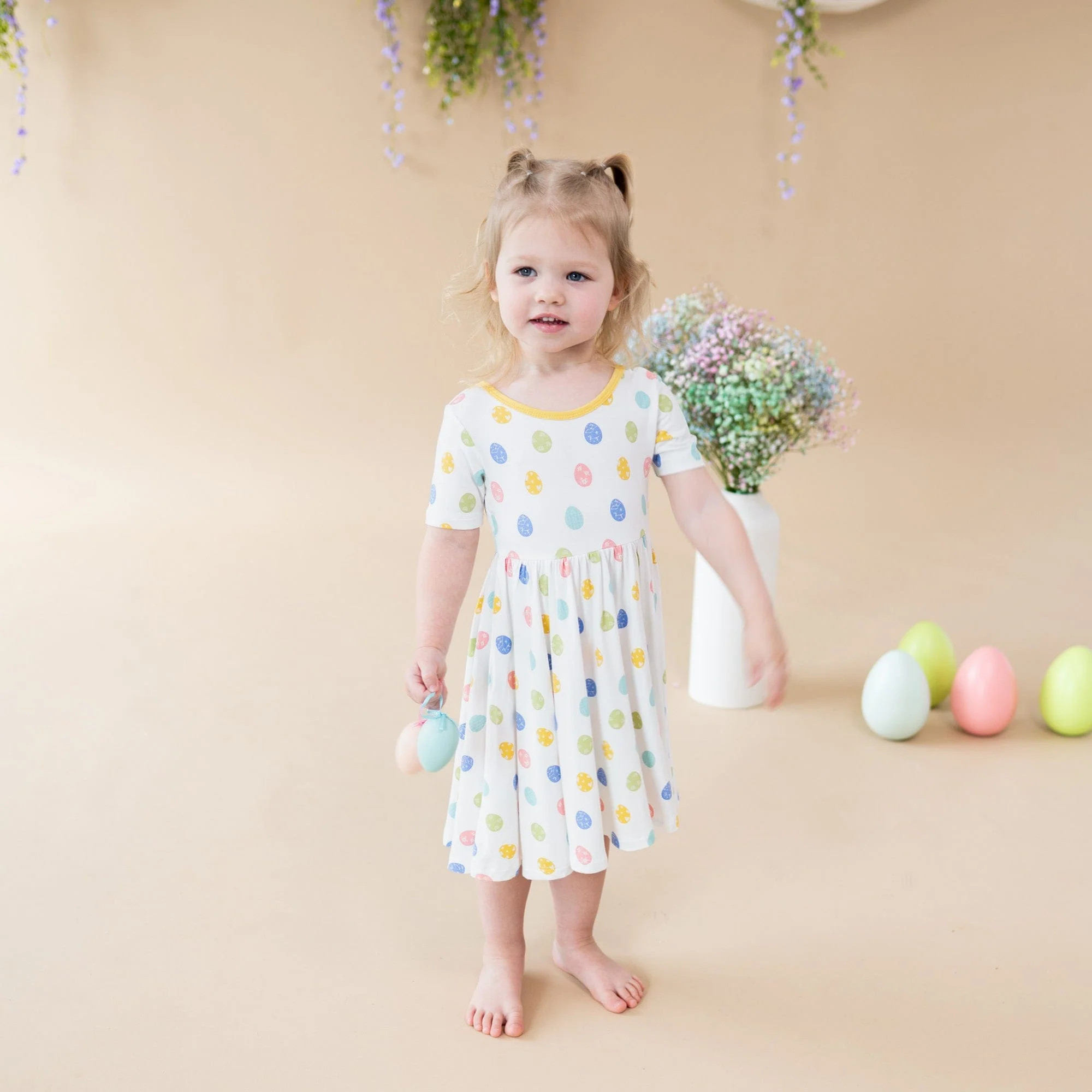 Twirl Dress in Spring Egg | Kyte BABY