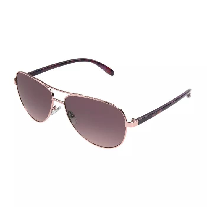 Women's Aviator Sunglasses - A New Day™ Bright Gold | Target