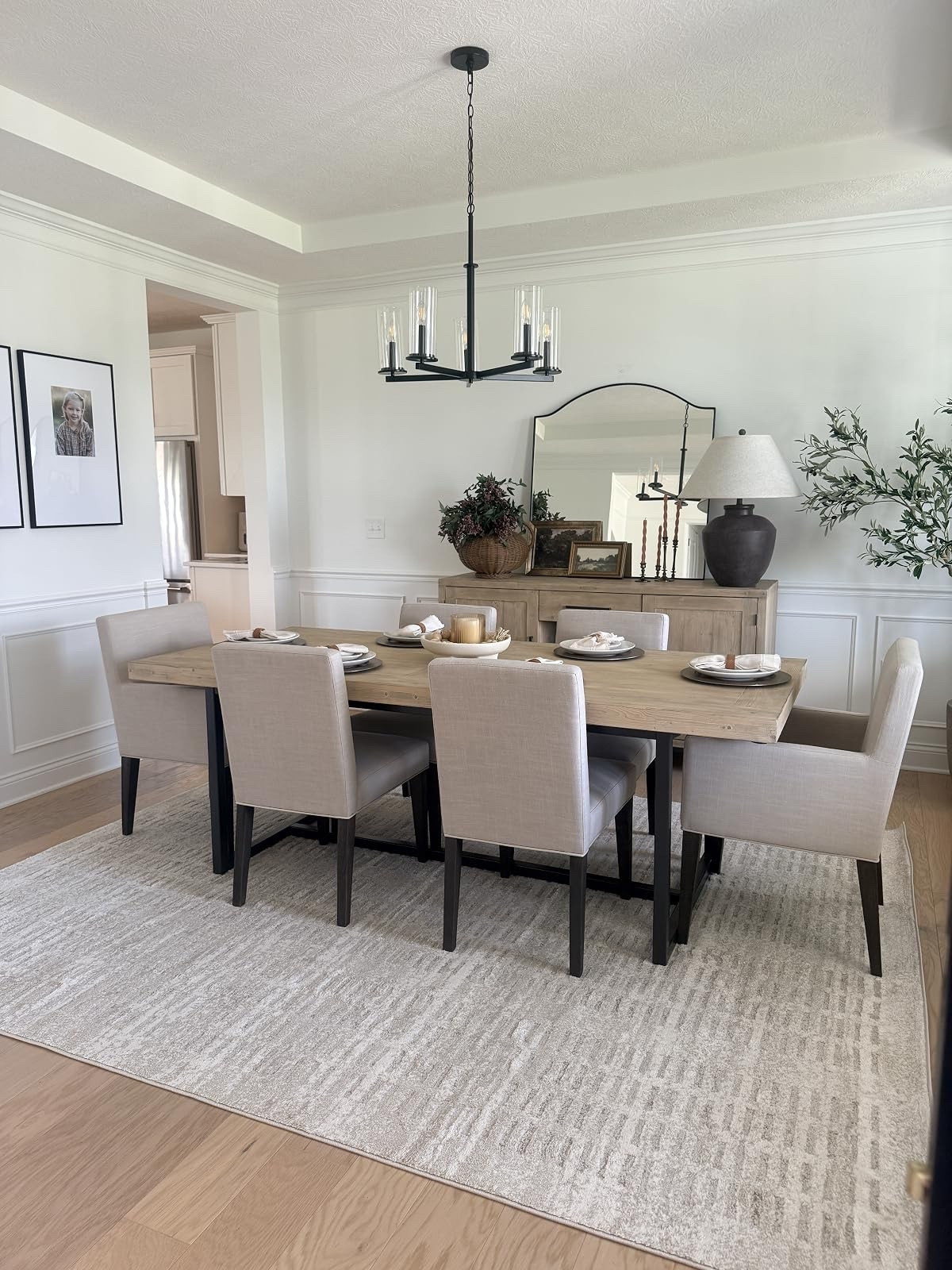 Love our new dining room rug! It's the perfect piece that grounds our room and makes it feel complete! #homedecor #AmazonFinds

#LTKHome #LTKSaleAlert