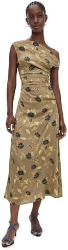 STAUD Women's Phare Silk Dress | Amazon (US)