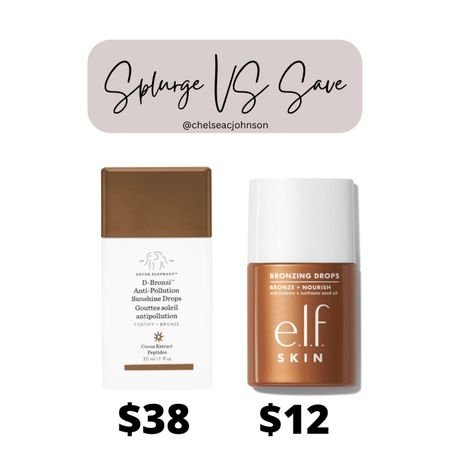 Drunk elephant bronzing drops
Elf bronzing drops. Elf has 3 shades  

#LTKbeauty #LTKsalealert #LTKstyletip