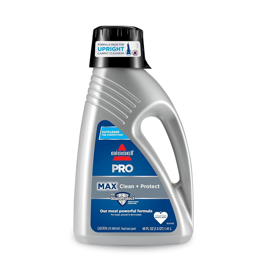 Bissell 78H63 Deep Clean Pro 4X Deep Cleaning Concentrated Carpet Shampoo, 48 ounces - Silver | Amazon (US)