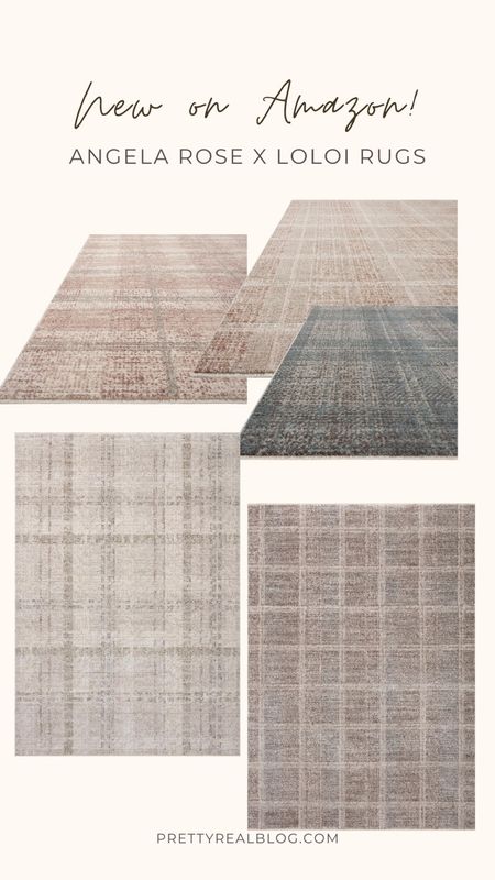 Super soft and durable living room rugs, kid room rugs, plaid rugs, geometric rugs, new loloi rugs on Amazon 

#LTKhome