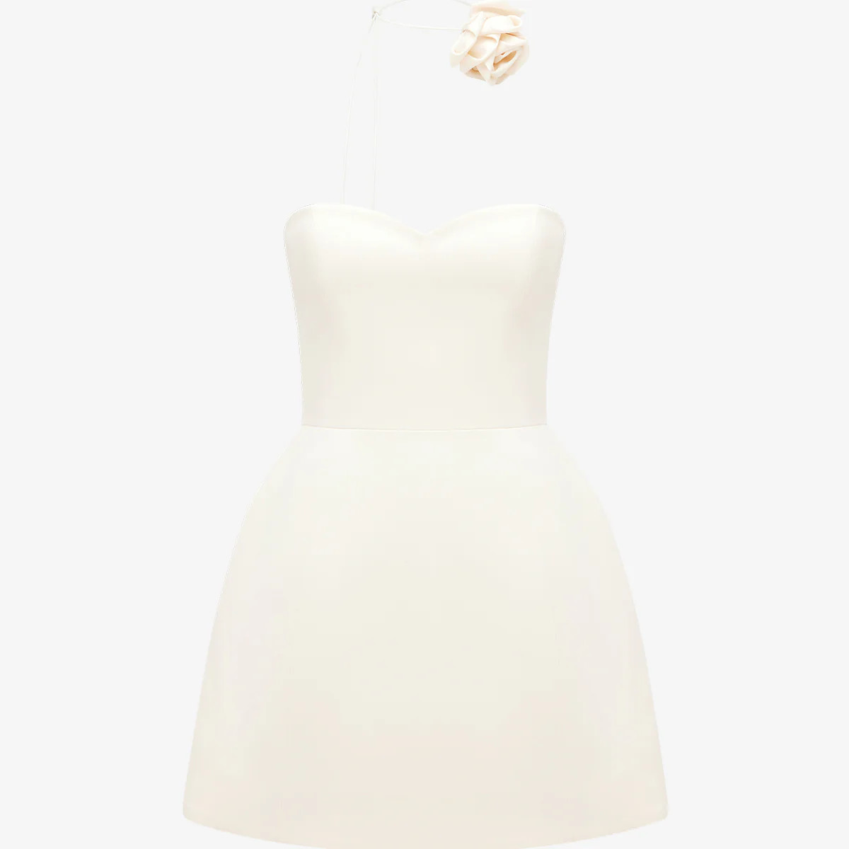 Rosalie Bustier Mini Dress - Vanilla | LEO LIN US