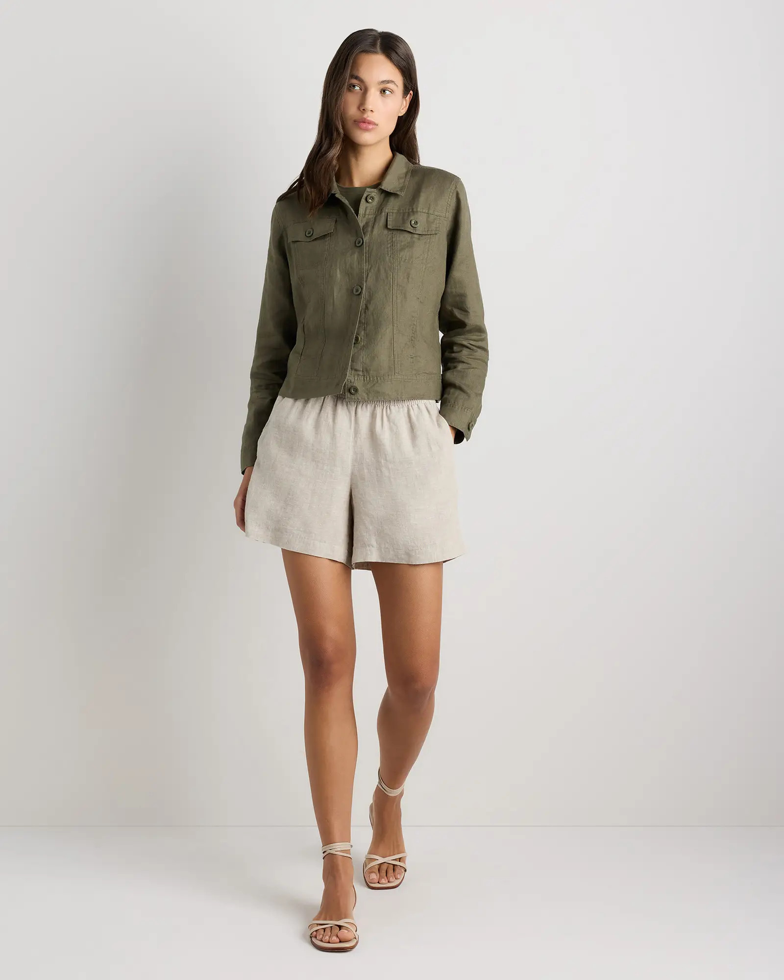 100% European Linen Jacket | Quince