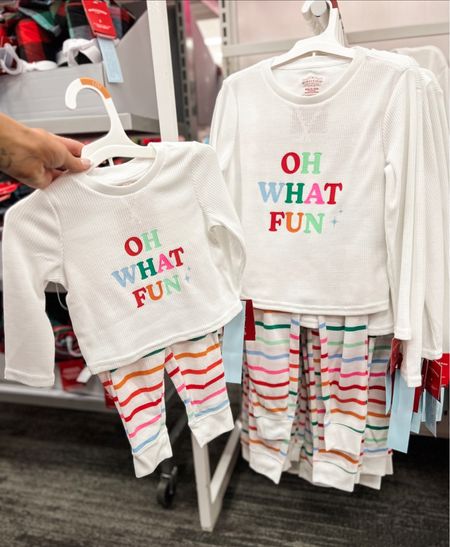 Colorful stripe family matching pajamas 

#LTKbaby #LTKfamily #LTKHoliday